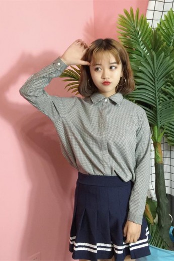 Áo sơ mi caro kiểu